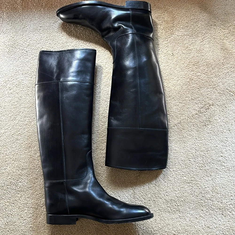 Sergio Rossi leather boots